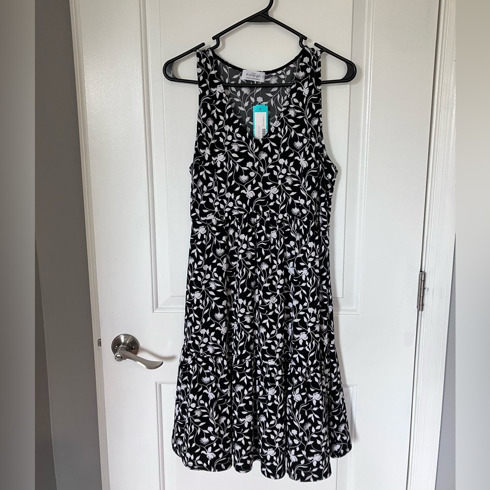 Kaleigh Marion knit tiered dress